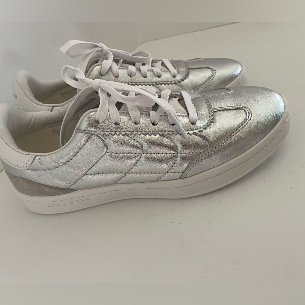 Cole Haan Women’s GrandPro Breakaway Sneakers Silver Size 5.5